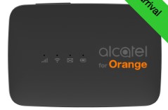 Mi-Fi MW45 Orange Alcatel Brand 4G LTE Airbox MiFi